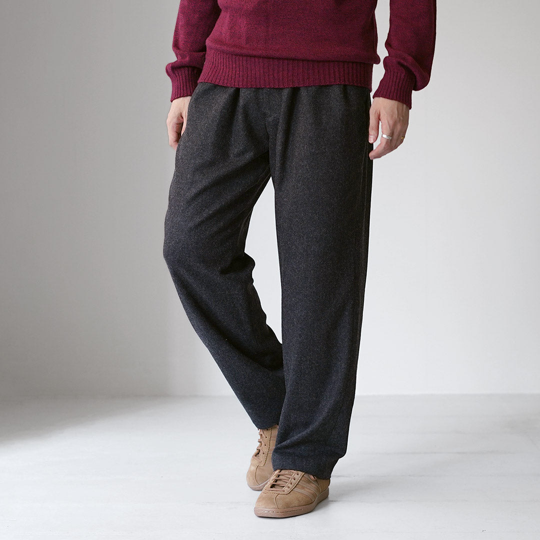 FANTASTICDAYS / Pantalon facile en tweedy en laine de polyester recyclé