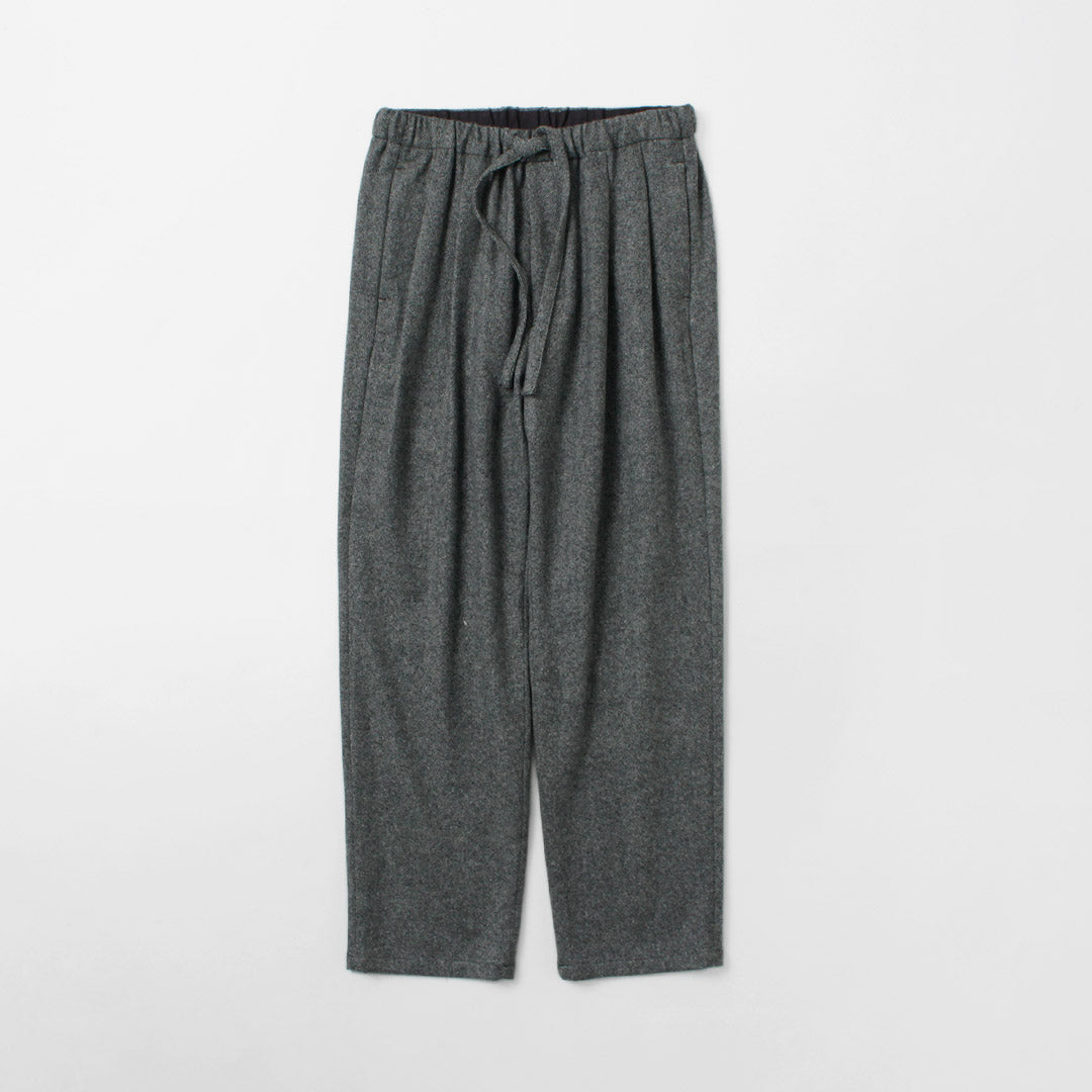 FANTASTICDAYS / Pantalon facile en tweedy en laine de polyester recyclé