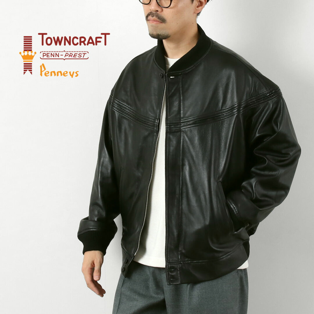 TOWNCRAFT / Chaqueta Derby de piel