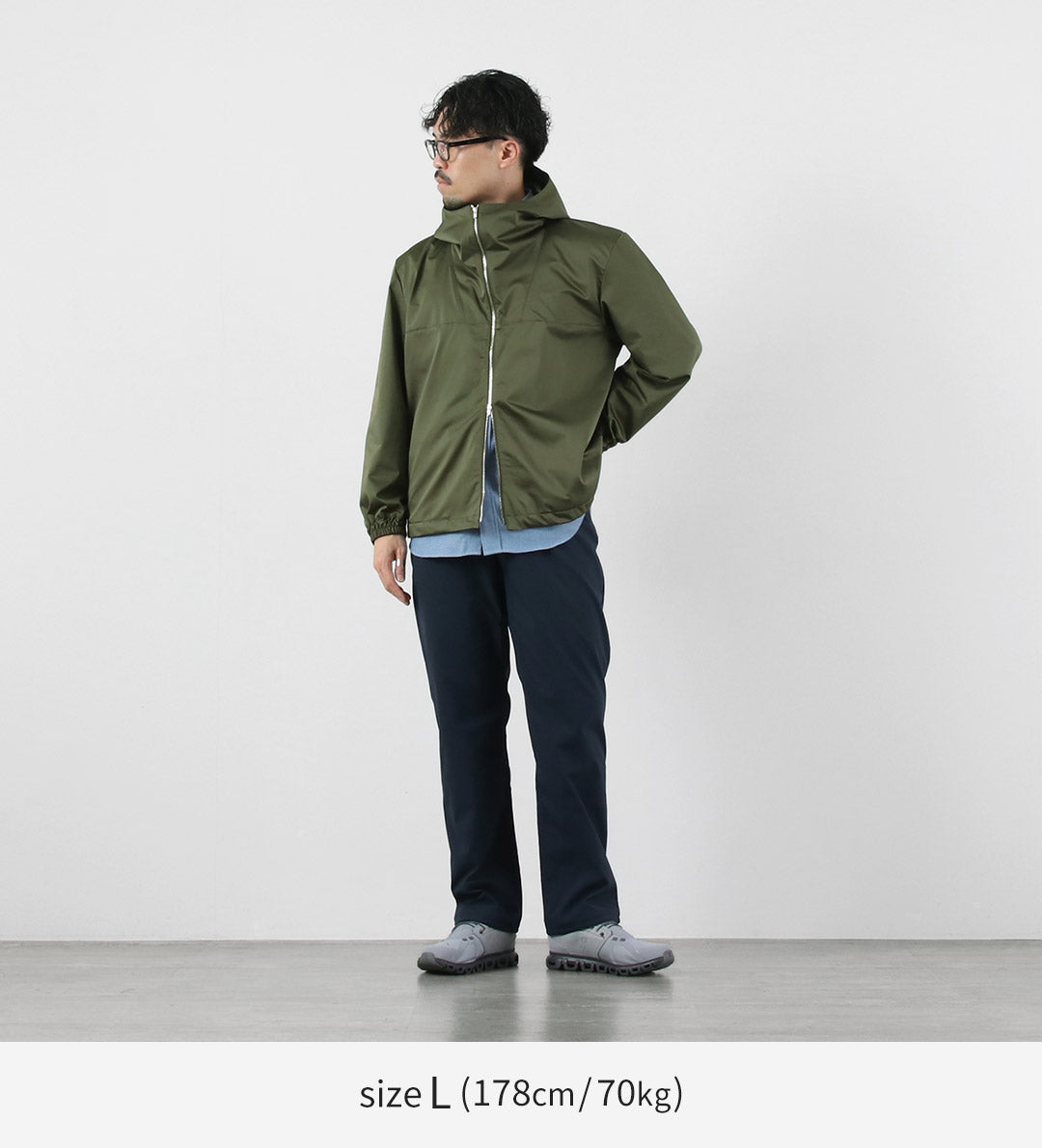 RE MADE IN TOKYO JAPAN / Parka Anorak en tissu Limonta