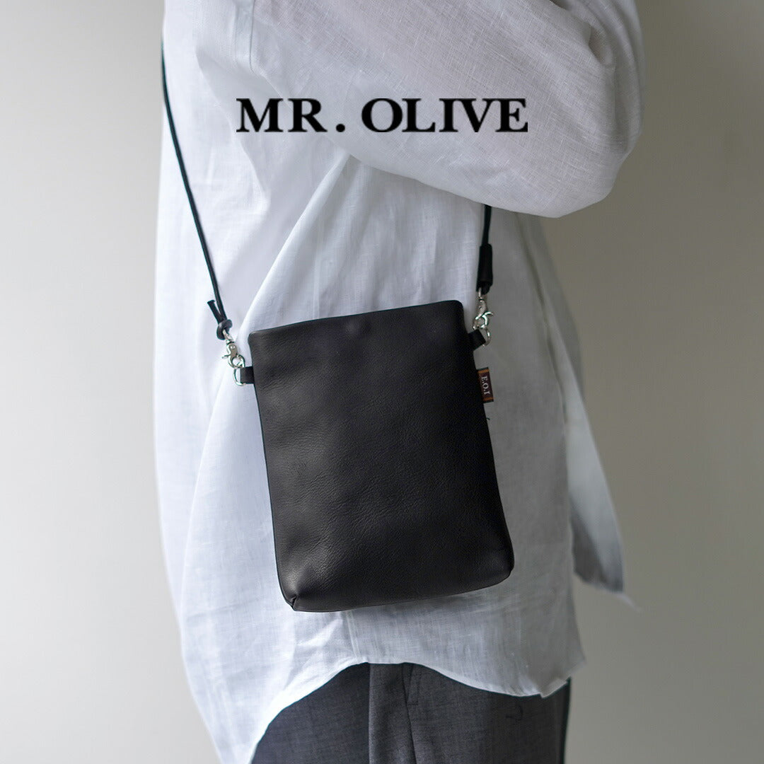 MR.OLIVE / IMPERMA-皮革 Tiny Sacoche