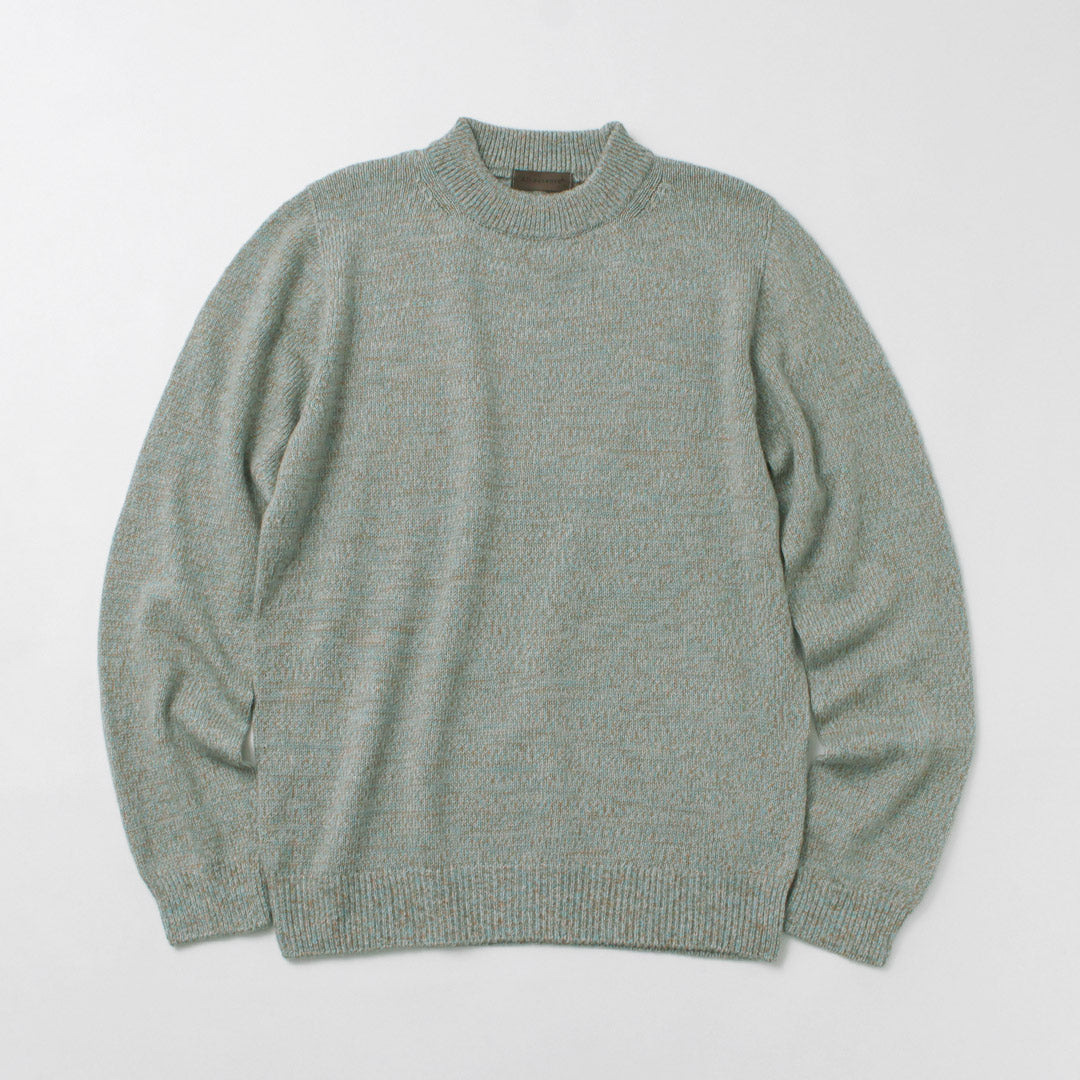 RINASCENTE / Tejido italiano con cuello simulado en mezcla de lana cashmere