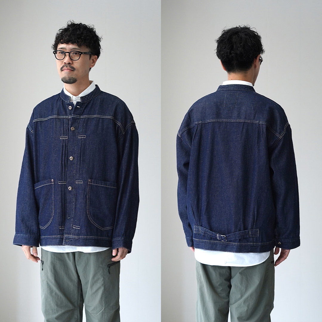 GOHEMP / Chaqueta vaquera de 3 pliegues de 9 oz