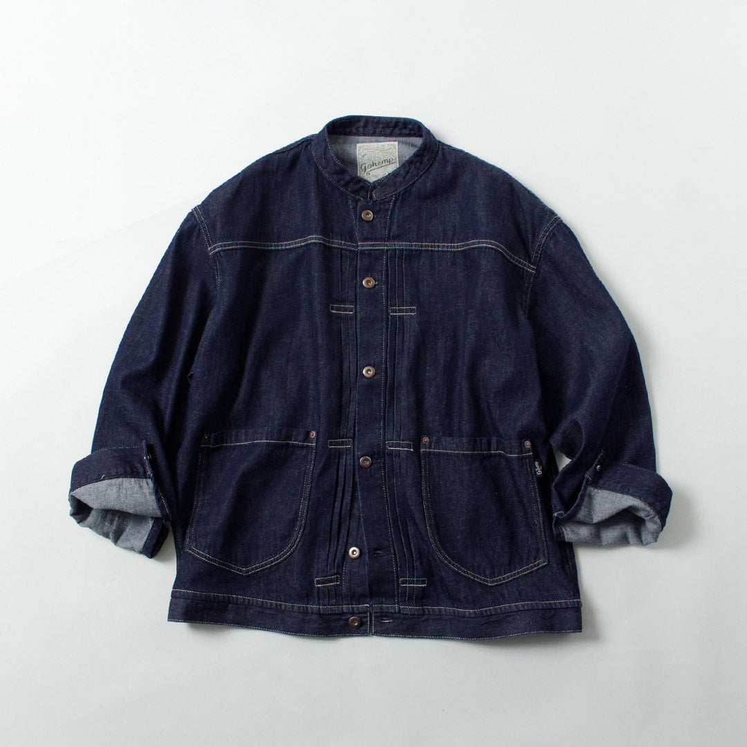 GOHEMP / Chaqueta vaquera de 3 pliegues de 9 oz