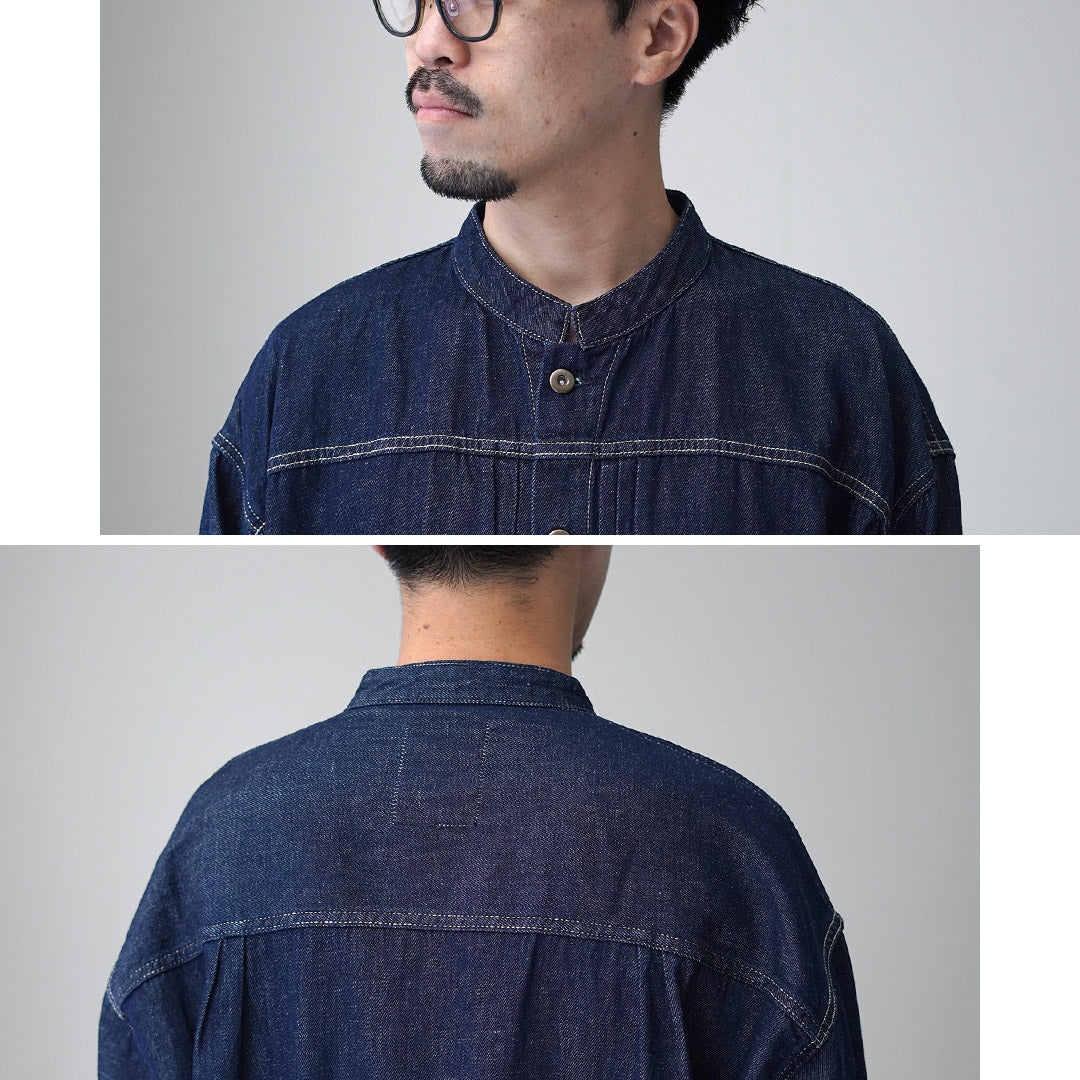 GOHEMP / Chaqueta vaquera de 3 pliegues de 9 oz