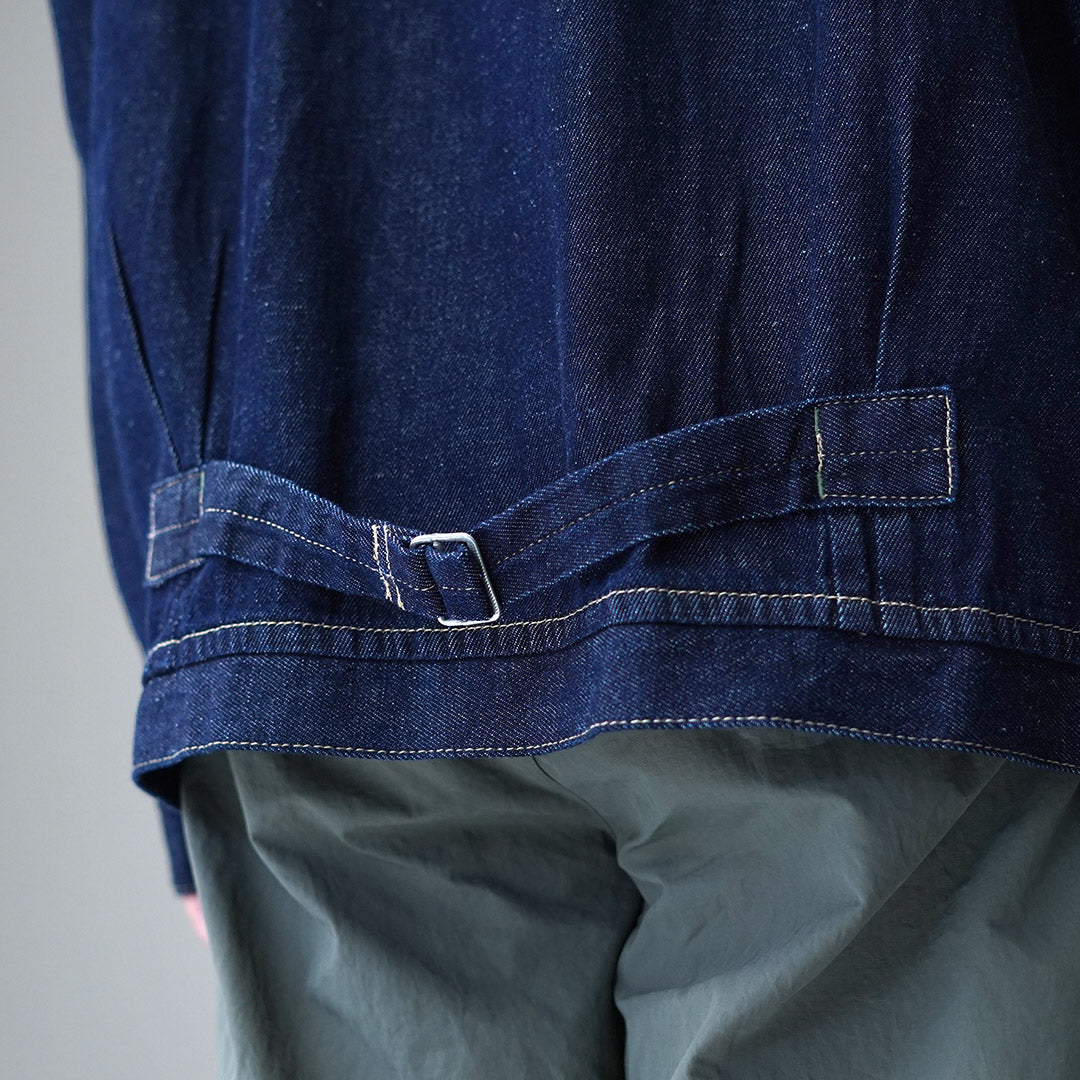 GOHEMP / Chaqueta vaquera de 3 pliegues de 9 oz