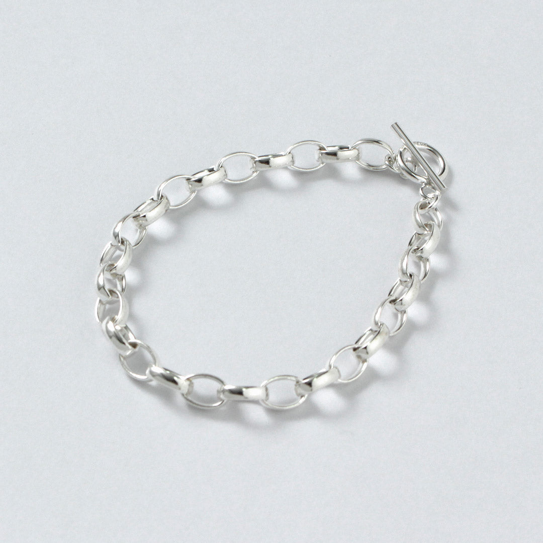 TMW / Bracelet à chaîne câblée en argent sterling