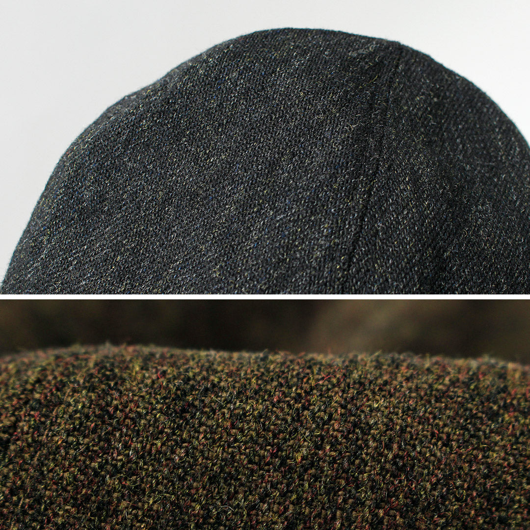 HIGHER / Gorra militar Serge x con ala de cuero
