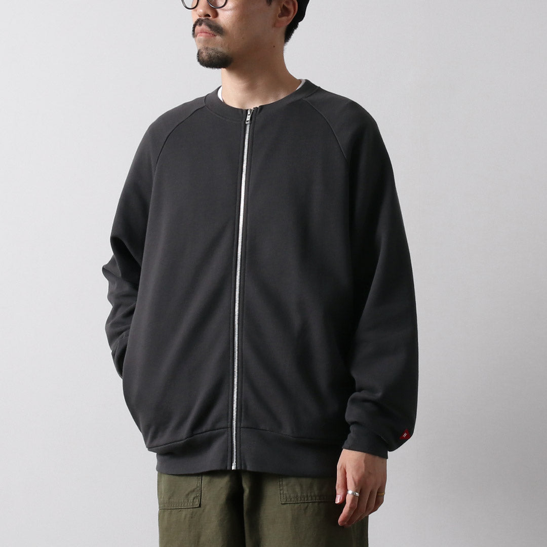 HEALTHKNIT / 经典毛衣圆领拉链开衫
