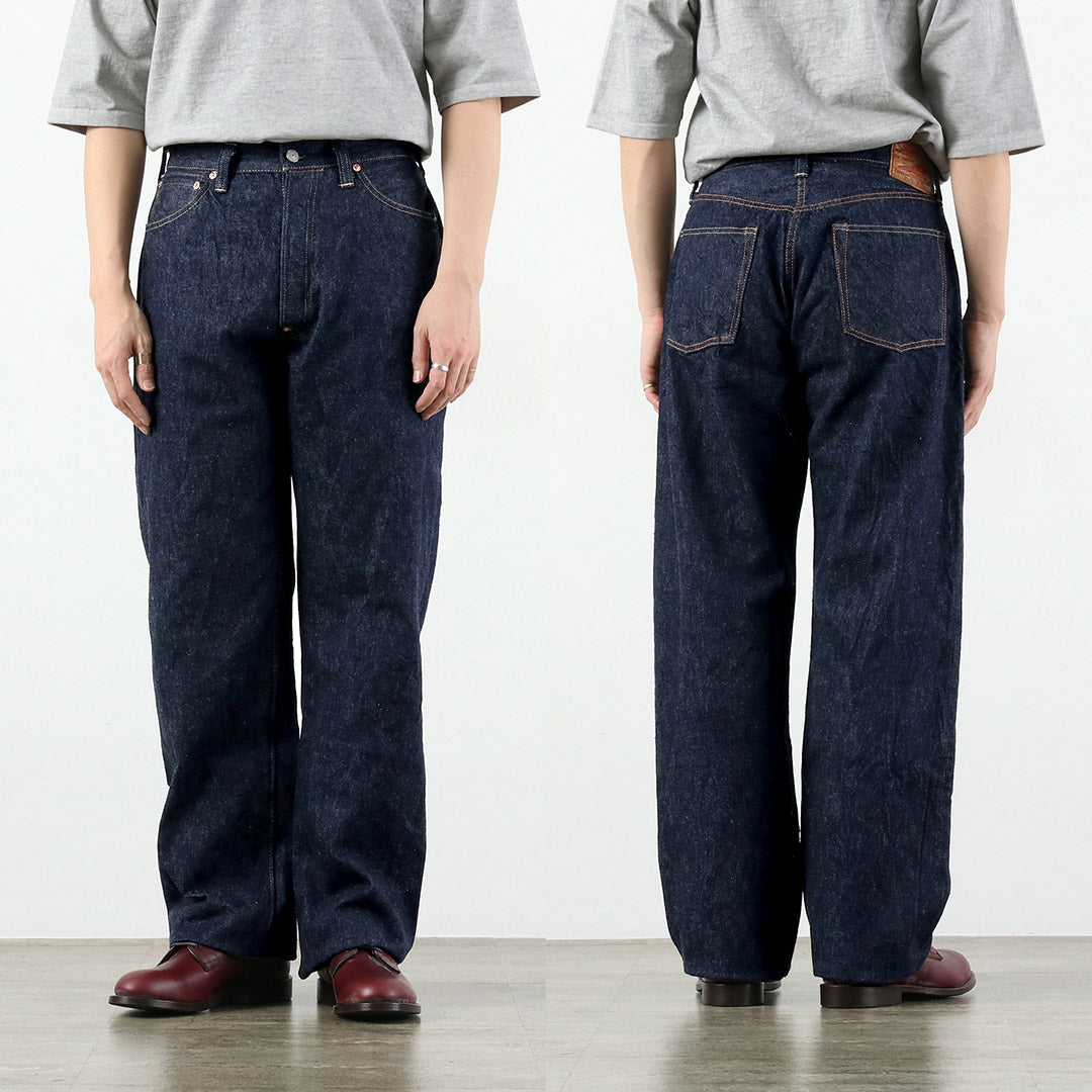 CAÑA DE AZÚCAR / Overol de mezclilla con cintura de 13 oz Modelo 2025