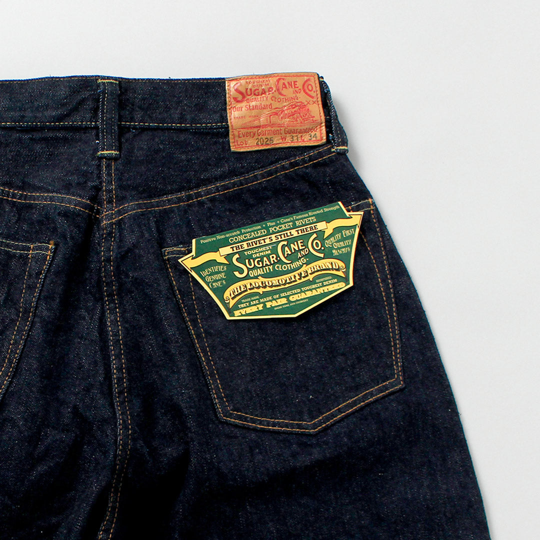 CAÑA DE AZÚCAR / Overol de mezclilla con cintura de 13 oz Modelo 2025