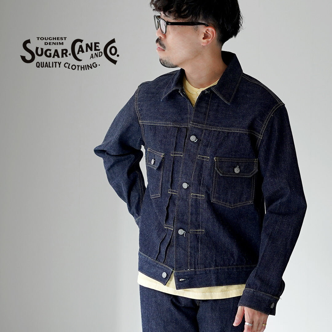 SUGAR CANE / 14.25oz 2nd Type 牛仔夾克 1953 型號