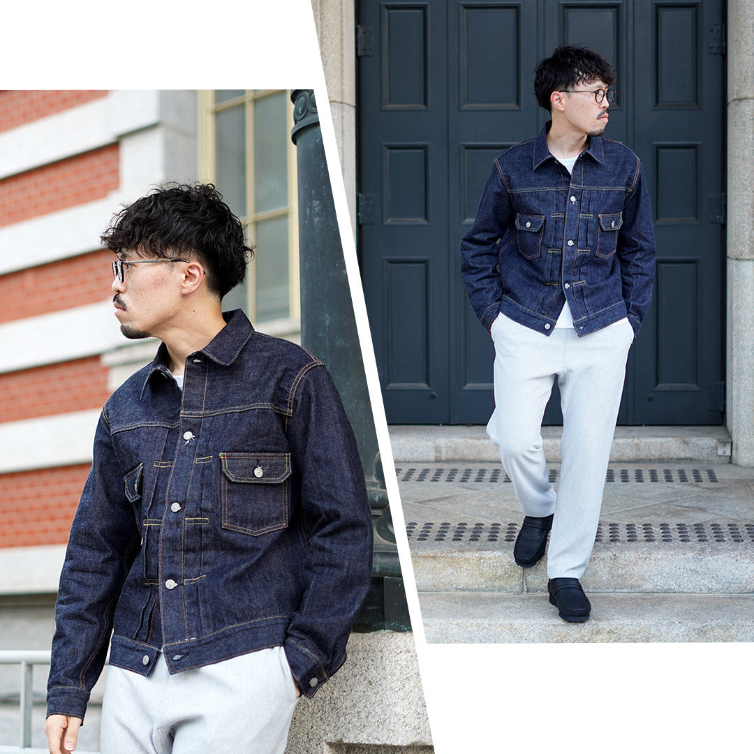 SUGAR CANE / 14.25oz 2nd Type 牛仔夾克 1953 型號