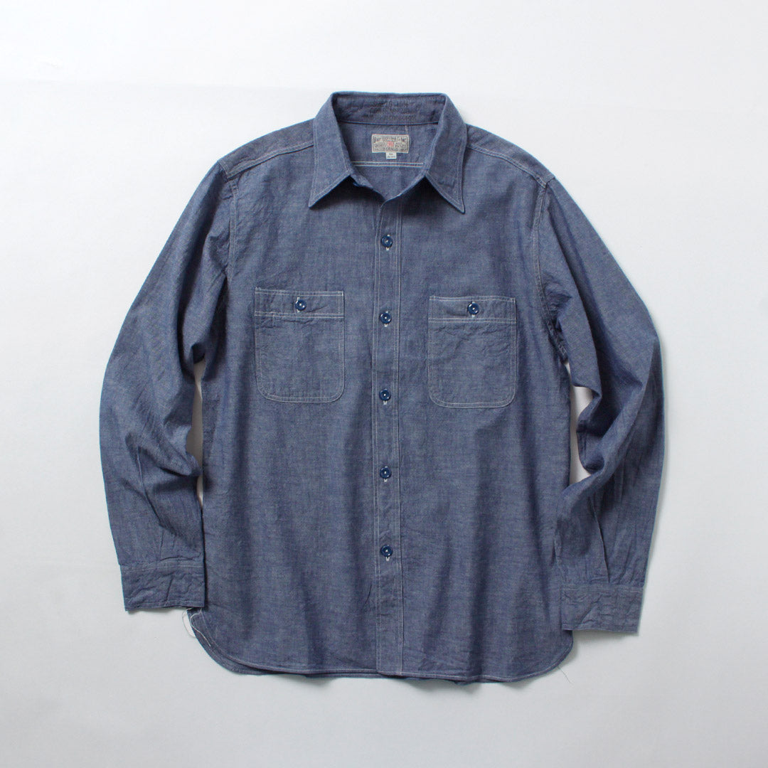 BUZZ RICKSONS / 샴브레이 워크 셔츠