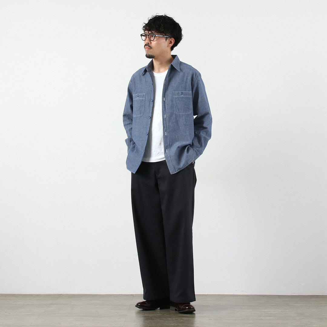 BUZZ RICKSONS / 샴브레이 워크 셔츠