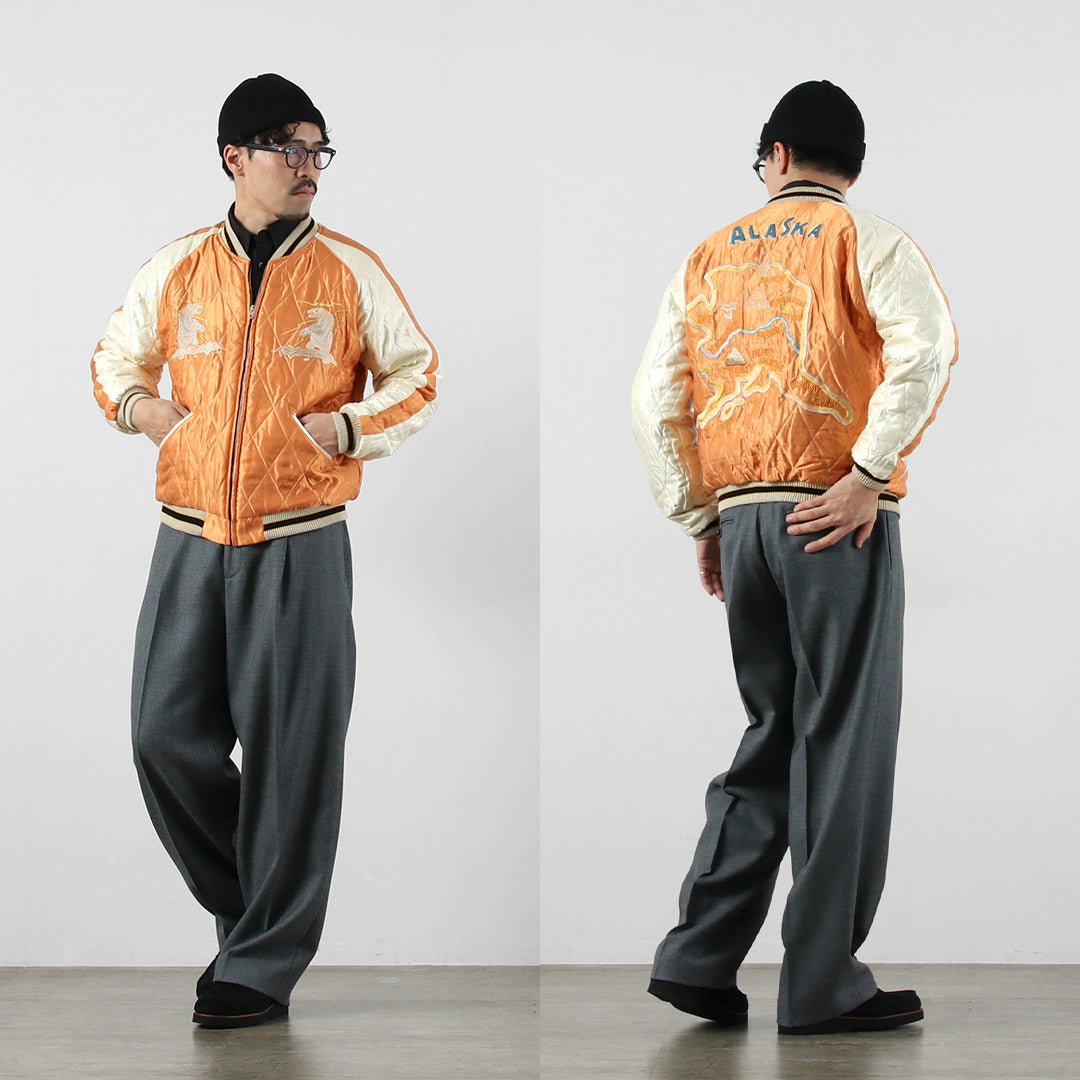 TAILOR TOYO / Veste souvenir matelassée en velours