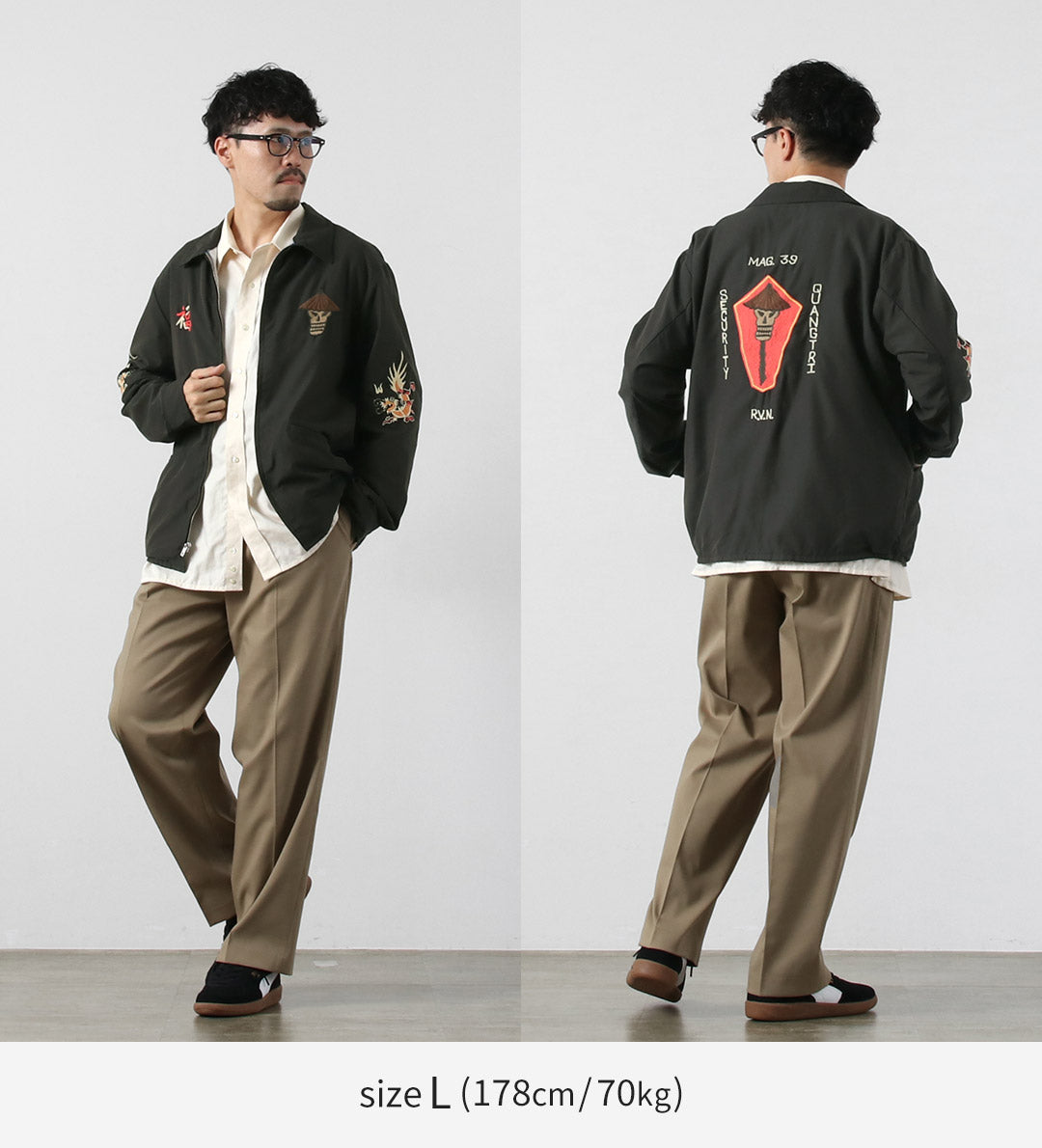 TAILOR TOYO/越南夾克骷髏老化模型