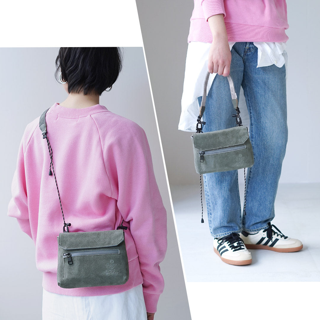 AS2OV / 防水絨面革 Sacoche 錢包