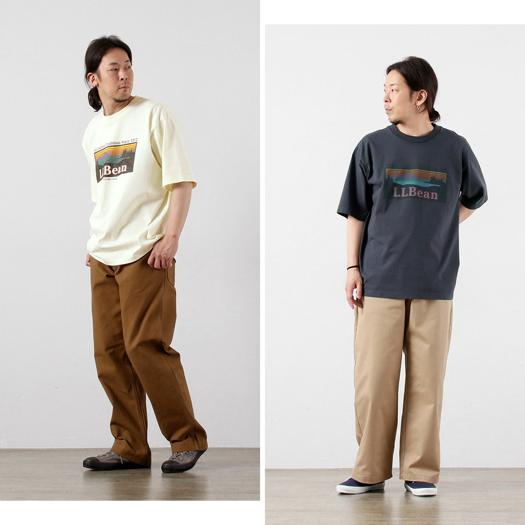 L.L.BEAN / Morrill Short Sleeve Katahdin Logo T-Shirt