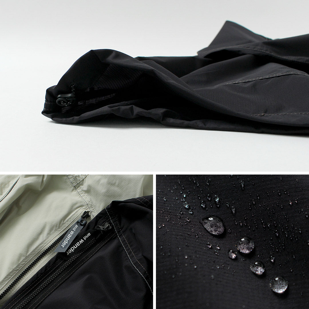 AND WANDER / AND WANDER Veste coupe-vent Pertex M