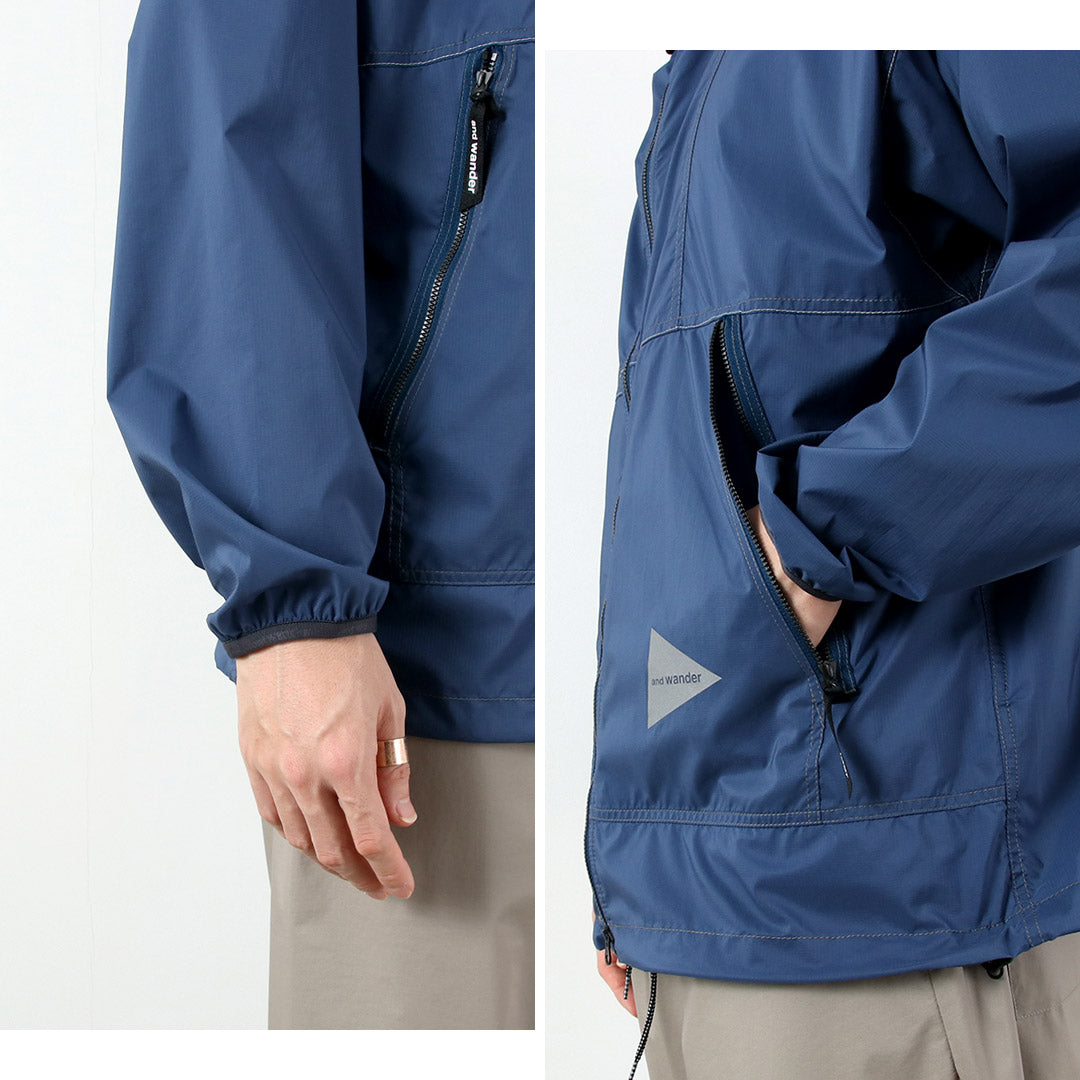 AND WANDER / AND WANDER Veste coupe-vent Pertex M