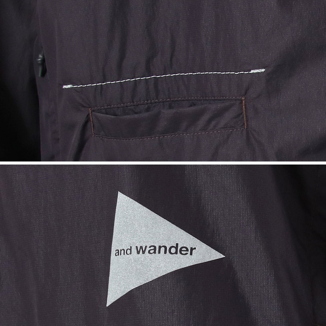 AND WANDER / 超大 Rip 夹克 M