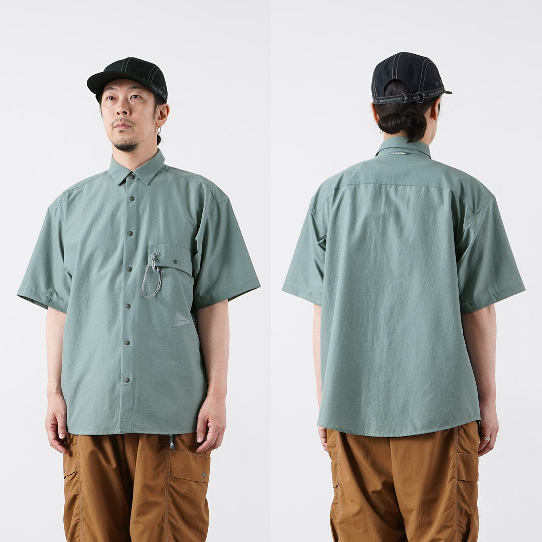 AND WANDER / 드라이 통기성 반팔 셔츠