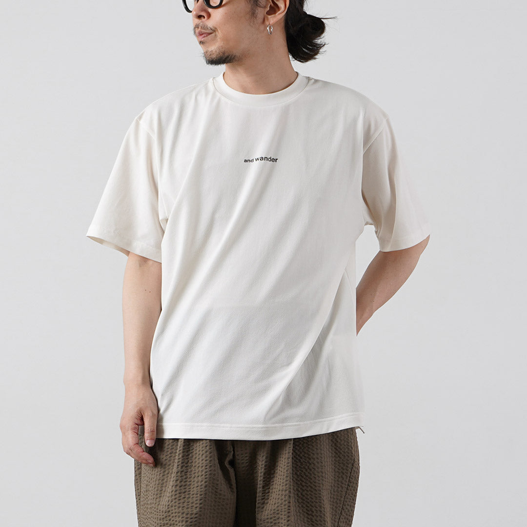AND WANDER / 드라이 메쉬 티셔츠