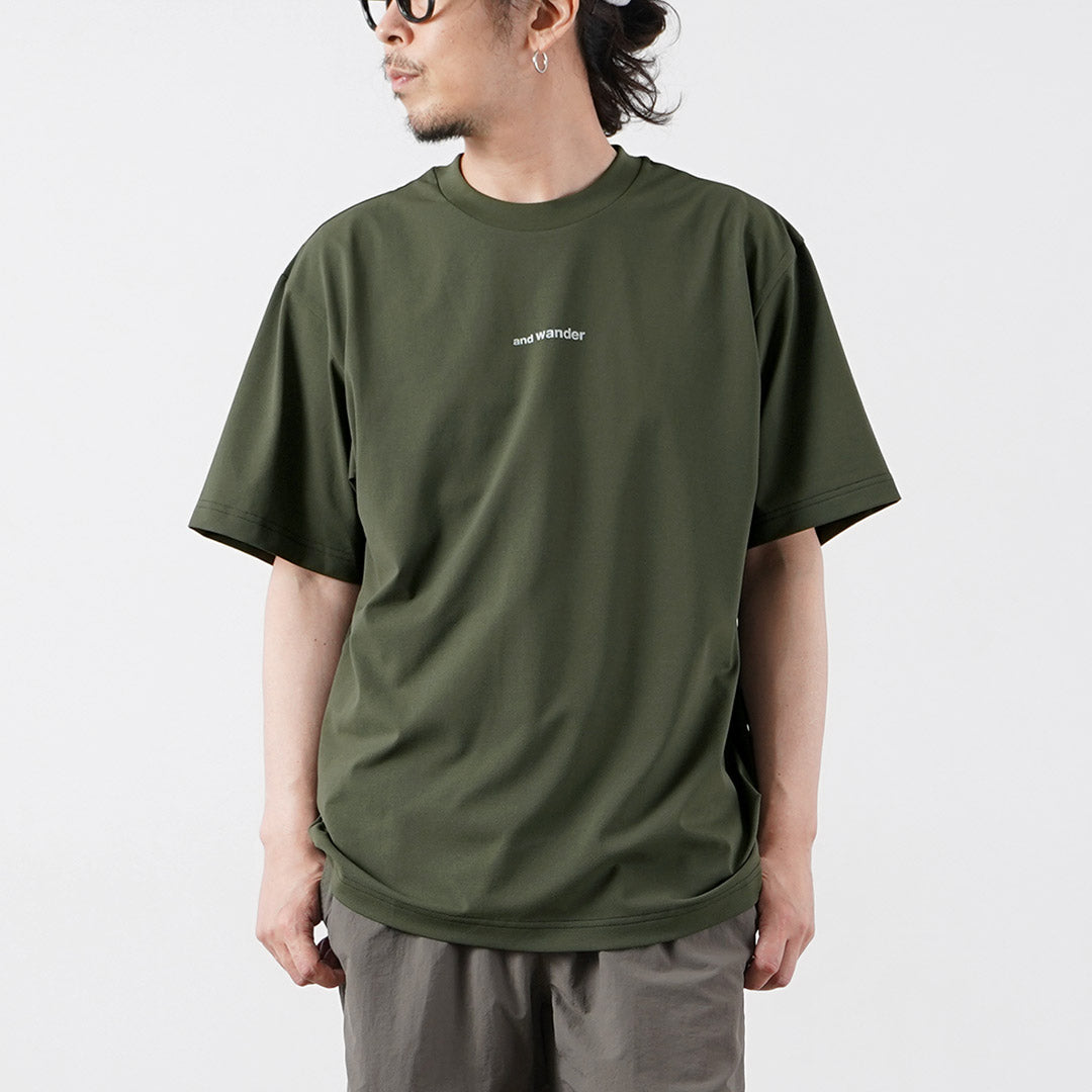 AND WANDER / 드라이 메쉬 티셔츠