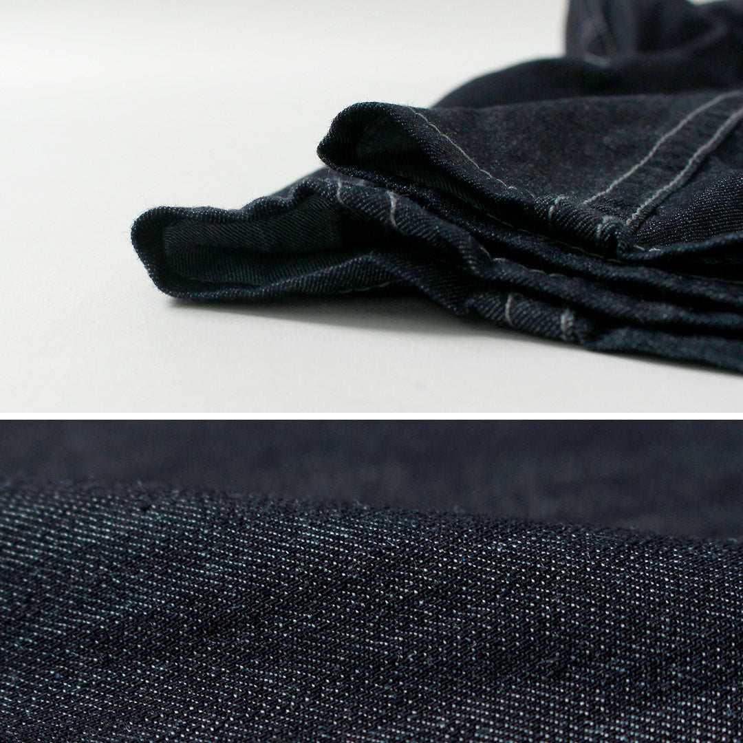 AND WANDER / Dry Easy Denim Wide Pants