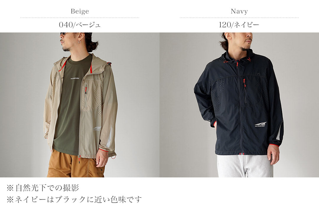 AND WANDER/ALTRA × and walk 透气防风夹克