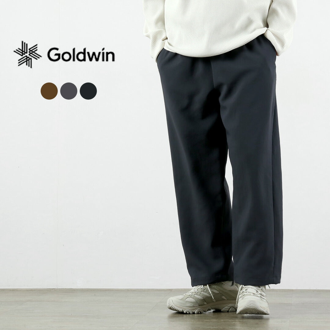 GOLDWIN / 空氣印象布料寬腳休閒褲