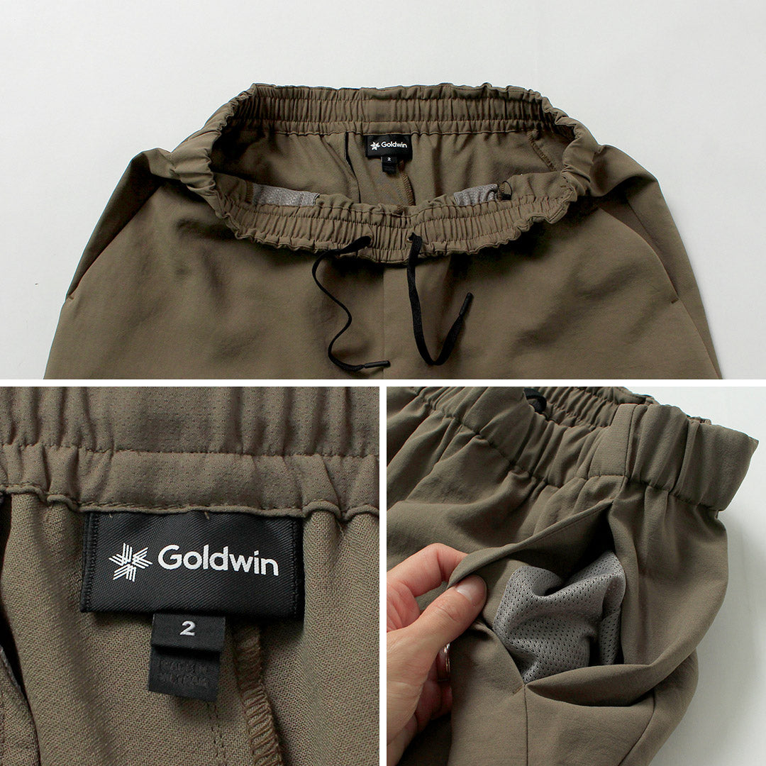 GOLDWIN / 空氣印象布料寬腳休閒褲