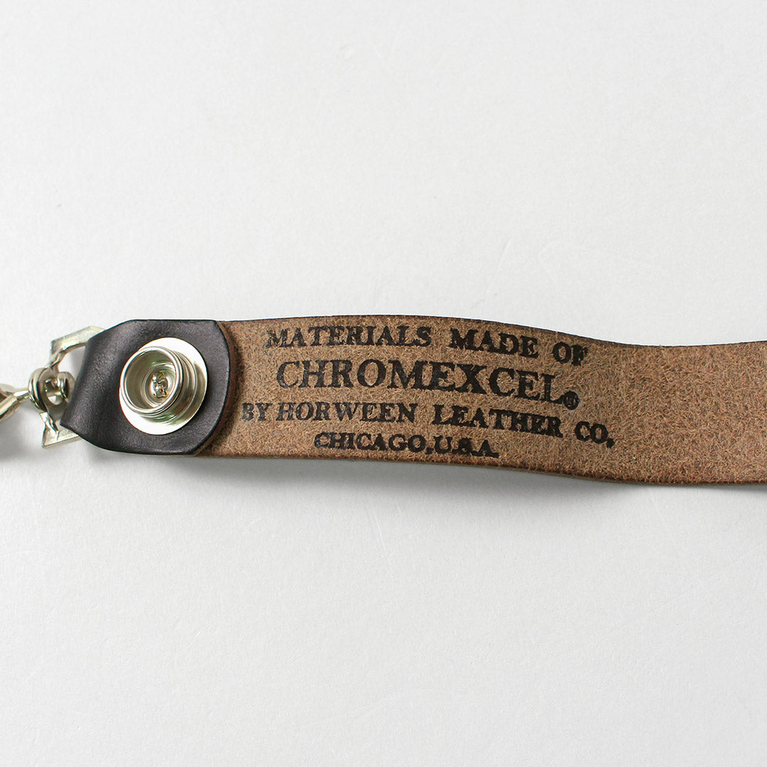 BUTTON WORKS / Porte-clés en cuir Chromexcel - Crochet d'ancrage North & Judd