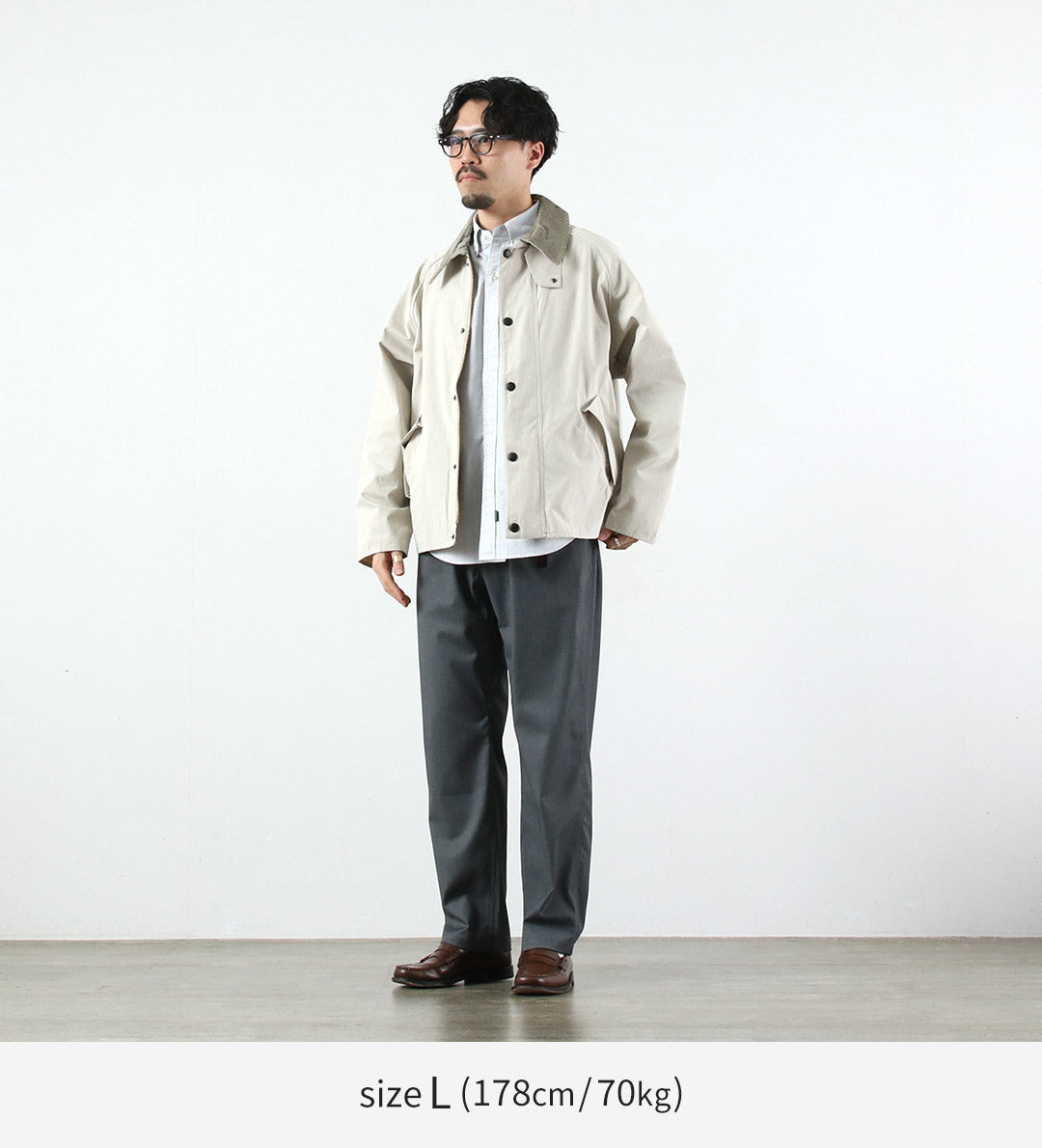 GRAMICCI / Pantalones cónicos fáciles de gabardina exclusivos de Japón