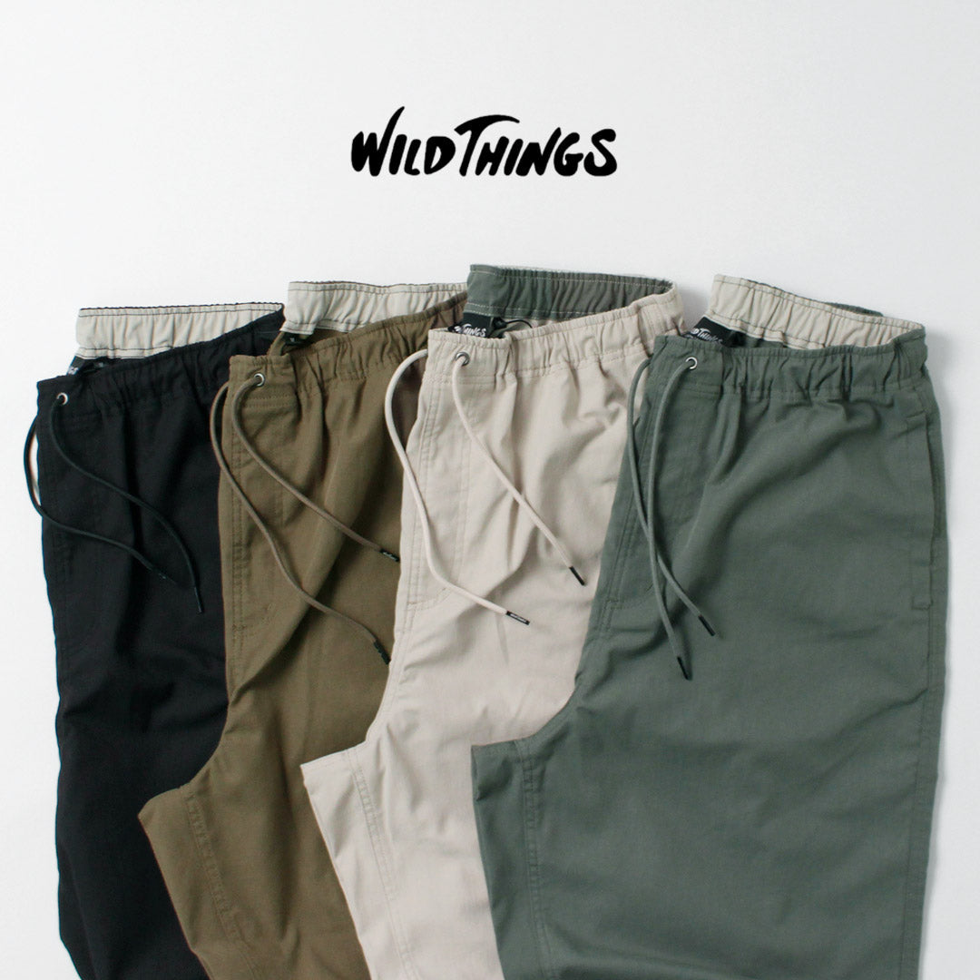 WILDTHINGS / 夏季科技斜纹休闲裤