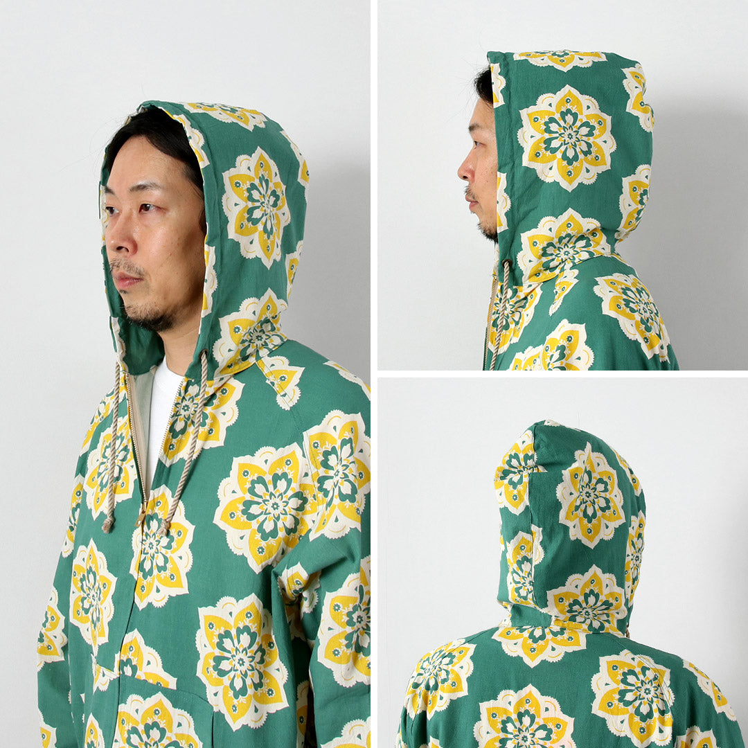 TENGA UN DÍA AGRADECIDO / Sudadera con capucha de playa con estampado de diseño redondo