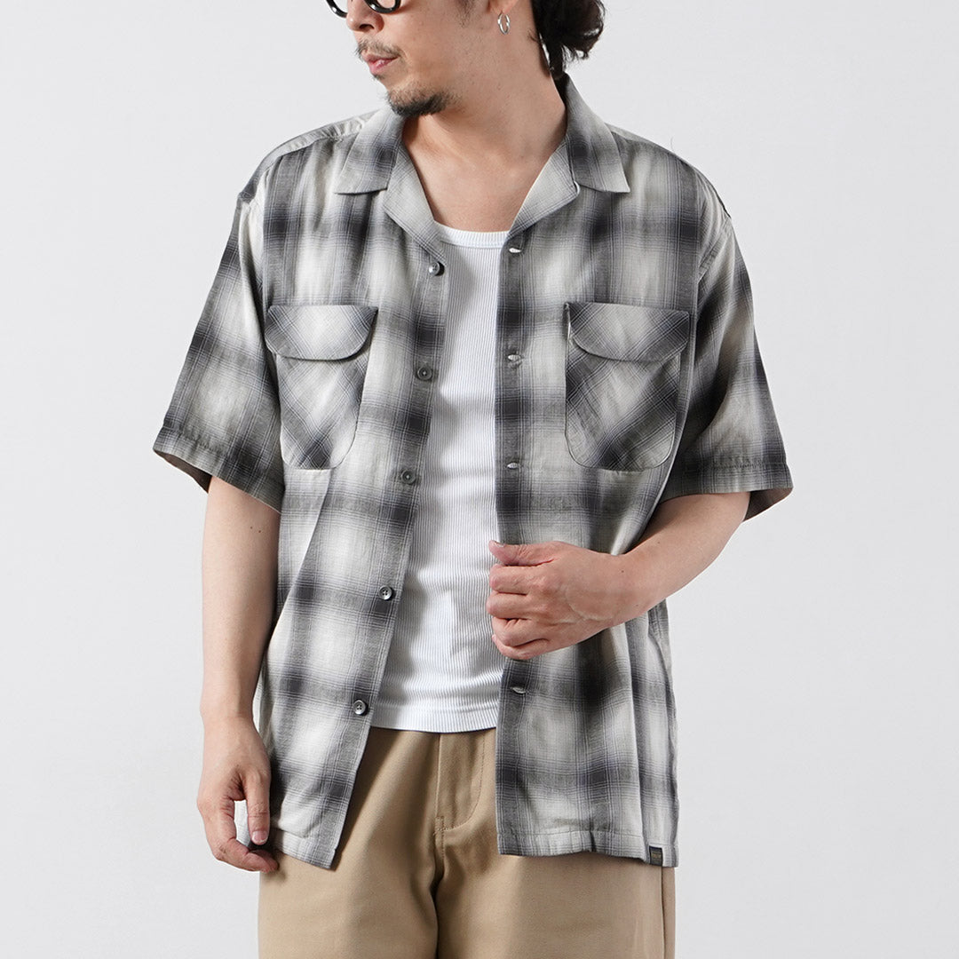 PENDLETON / Camisa Manga Corta Cuello Abierto
