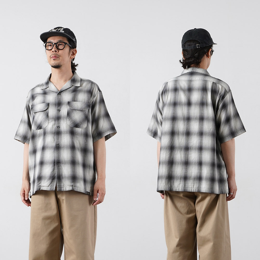 PENDLETON / Camisa Manga Corta Cuello Abierto