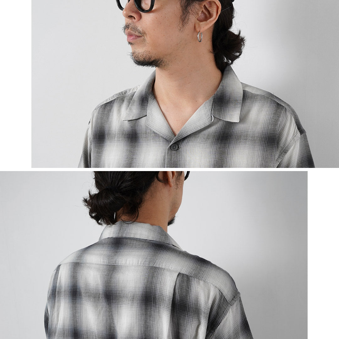 PENDLETON / Camisa Manga Corta Cuello Abierto
