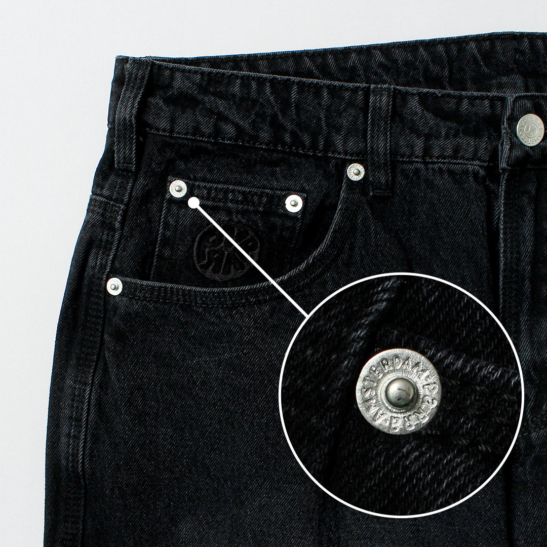 BY PARRA / Moto Stitchers 牛仔长裤