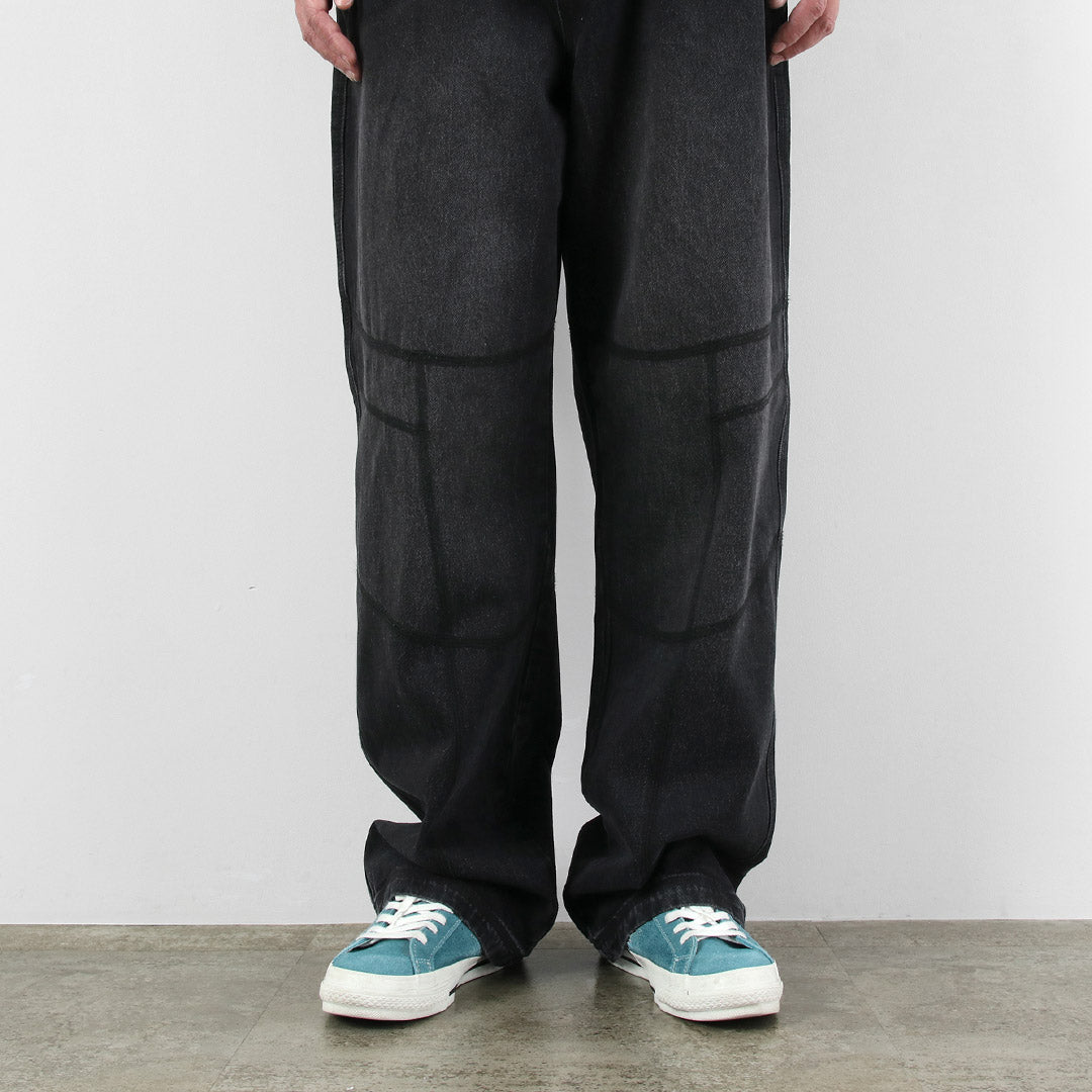 BY PARRA / Moto Stitchers 牛仔长裤