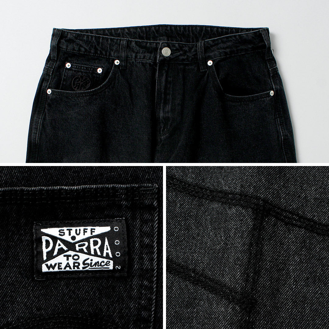 BY PARRA / Moto Stitchers 牛仔长裤