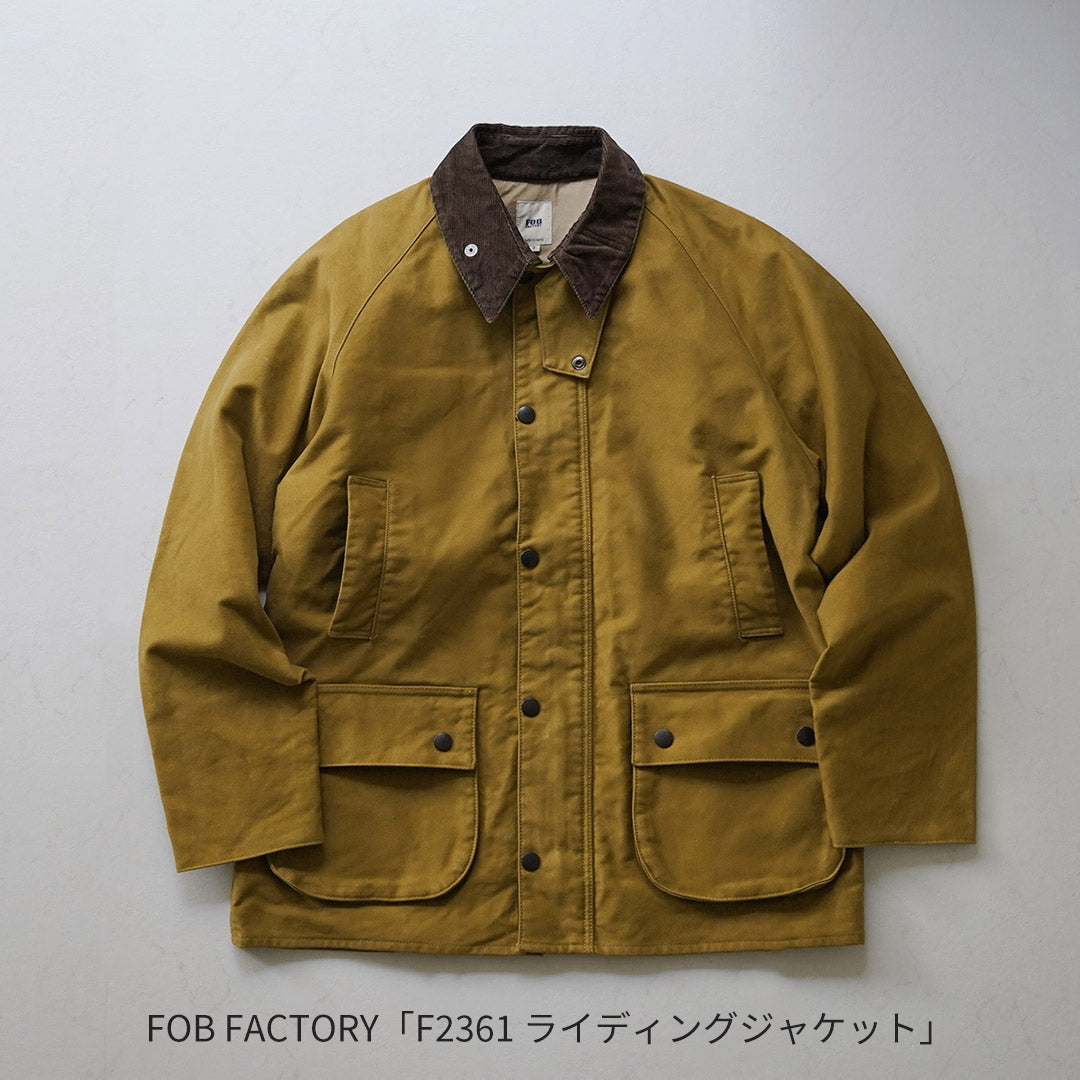 FOB FACTORY / FRC008 Moleskin Riding Jacket Short Coverall