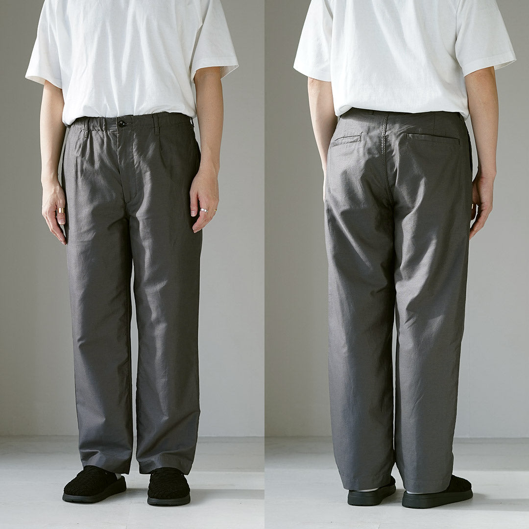 FOB FACTORY / Pantalon de survêtement en moleskine et coton lin