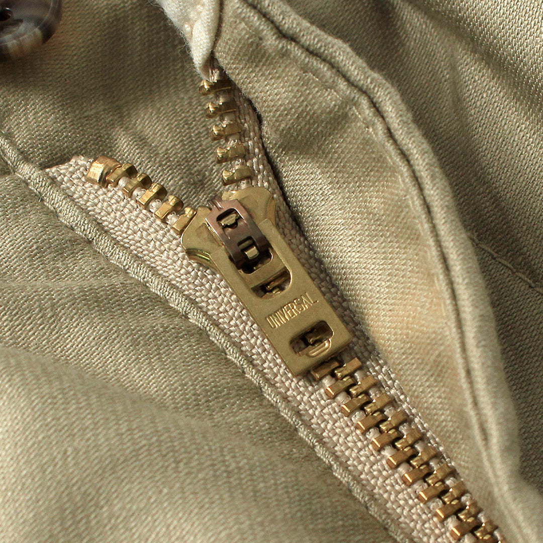FOB FACTORY / Pantalon de survêtement en moleskine et coton lin