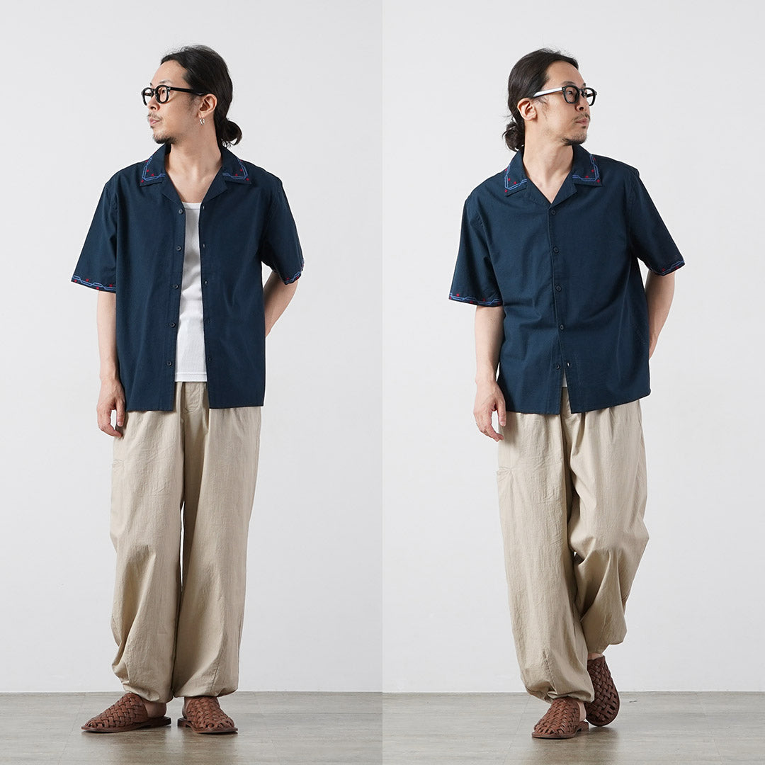 WAX LONDON / Didcot Chemise Manches Courtes Broderie