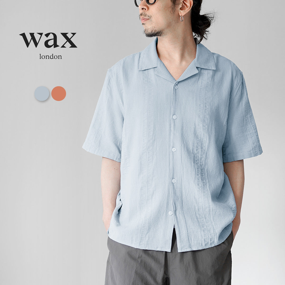 WAX LONDON / Didcot Chemise Manches Courtes Double Wave Grid