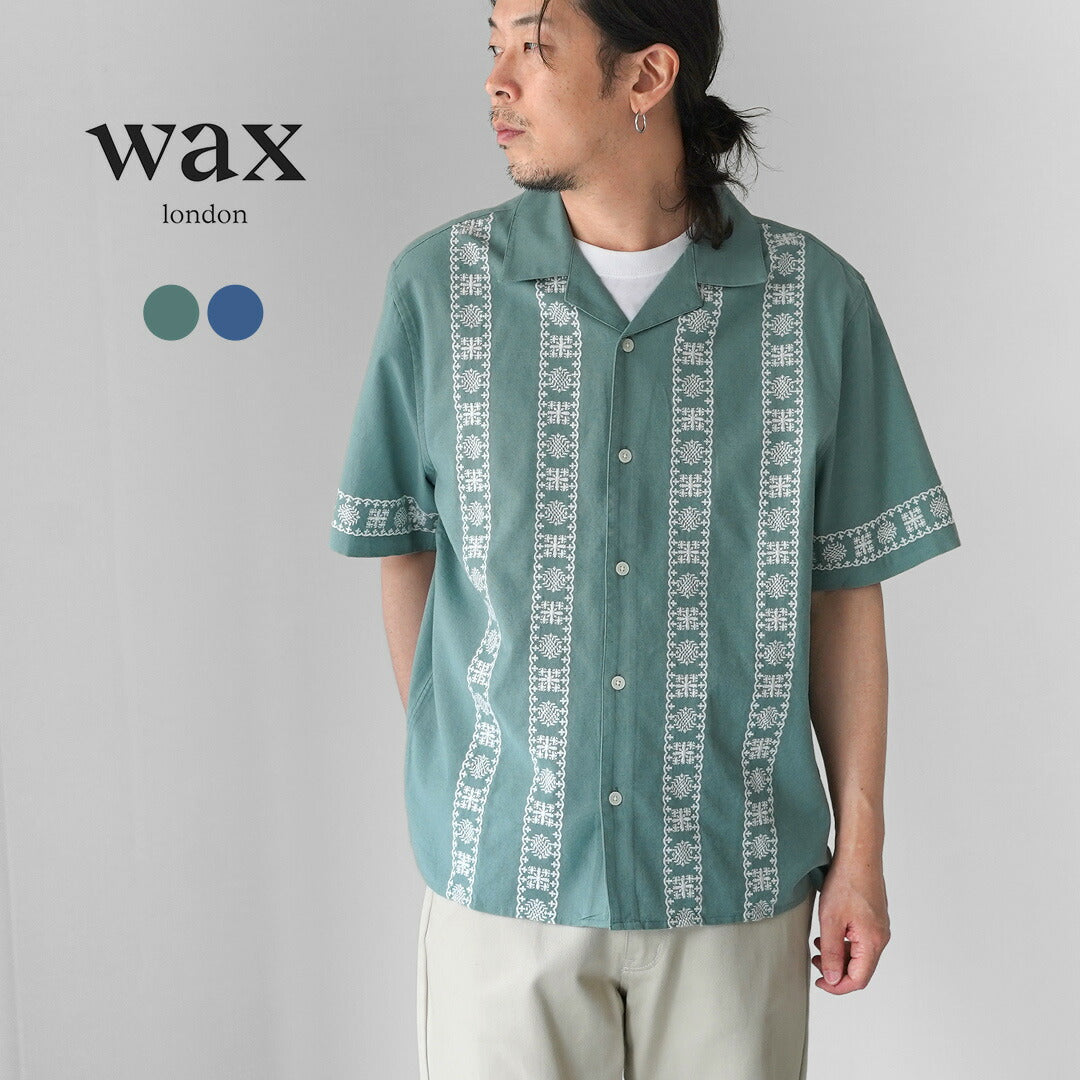 WAX LONDON / Didcot Camisa de manga corta con borde de colocación
