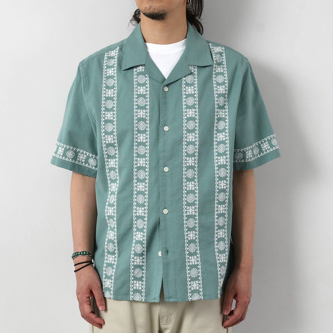 WAX LONDON / Didcot Camisa de manga corta con borde de colocación